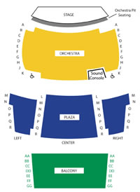 Concert Hall Seating Chart